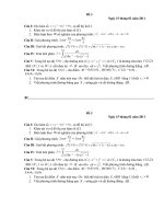 Tài liệu de thi thu lan  moi nhat hay thu suc minh ngen cac ban