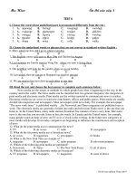 Gián án Bo de thi TN vao 10: De 6