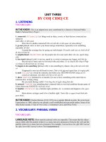 Tài liệu Unit 3: By coincidence pptx