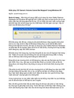 Tài liệu Khắc phục lỗi ''''Generic Volume Cannot Be Stopped'''' trong Windows XP doc