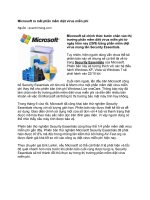 Tài liệu Microsoft ra mắt phần mềm diệt virus miễn phí docx