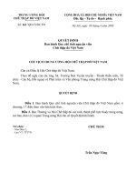 Bài giảng quy chế tình nguyện viên chữ thập đỏ