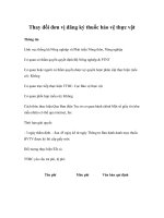 Tài liệu Thay đổi đơn vị đăng ký thuốc bảo vệ thực vật ppt