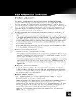 Tài liệu High Performance Connectors docx