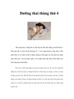 Tài liệu Dưỡng thai tháng thứ 4 ppt