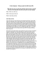 Tài liệu 5 mức sáng tạo – Công cụ quản trị chiến lược Phần III docx