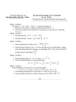 Tài liệu Đề thi thử CĐ ĐH môn toán học năm 2010 pptx
