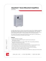 Tài liệu ClearGain® Tower-Mounted Amplifiers pdf