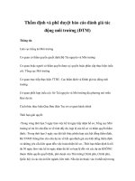 Tài liệu Thẩm định và phê duyệt báo cáo đánh giá tác động môi trường pptx