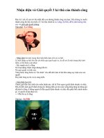 Tài liệu Nhận diện và Giải quyết 3 kẻ thù của thành công pdf