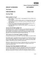 Tài liệu Breast Screening The Facts doc