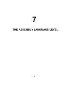 Tài liệu THE ASSEMBLY LANGUAGE LEVEL-7 pdf