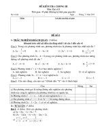 Bài giảng Đề + ĐAKT chương 3 đại 8