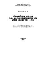 Sử dụng đồ dùng trực quan trong quá trình hình thành biểu tượng về thời gian cho trẻ 5 6 tuổi 
