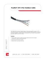 Tài liệu ADC KRONE - Datasheet - Cat 6 - Cable - 4pr OUTDOOR pptx