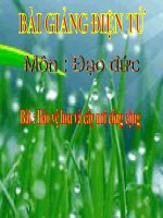 Bài giảng BÀI 14 BẢO VỆ HOA VÀ CÂY NƠI CÔNG CỘNG (T2)