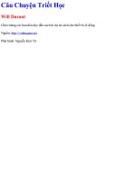 Câu chuyện triết học (will durant) 