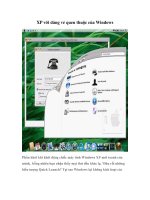 Tài liệu XP với dáng vẻ quen thuộc của Windows pdf