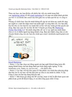 Cach thu thap email làm marketing sang tao 