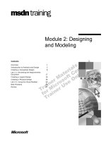 Tài liệu Module 2: Designing and Modeling docx