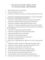 Tài liệu Đề cương ôn tập thi tốt nghiệp lý thuyết ngành hệ thống điện pdf