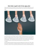 khó khăn khi mới đi làm