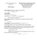 Gián án Đề HSG Toán