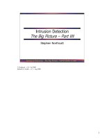 Tài liệu Intrusion Detection The Big Picture – Part III docx