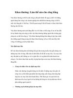 Tài liệu Khen thưởng: Làm thế nào cho công bằng docx