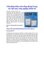 Tài liệu Giải pháp kiểm soát nồng độ bụi trong các nhà máy công nghiệp (Phần II) pdf