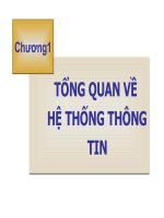 TỔNG QUAN VỀ HỆ THỐNG THÔNG TIN