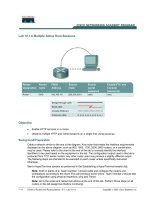 Tài liệu Lab 10.1.6 Multiple Active Host Sessions doc