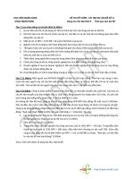 Đề thi tài trợ dự án 2