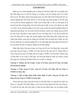 Hoàn thiện tổ chức công tác kế toán vốn bằng tiền tại công ty TNHH ô tô hoa mai 