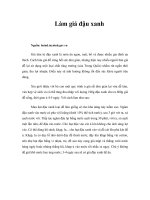 Tài liệu Làm giá đậu xanh docx