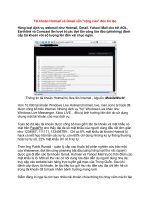 Tài liệu Tài khoản Hotmail và Gmail vẫn 