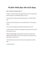 Tài liệu 05 phút chinh phục nhà tuyển dụng docx