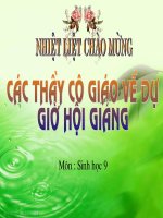 Bài giảng tiet49 quan the sinh vat