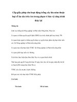 Tài liệu Cấp giấy phép cho hoạt động trồng cây lâu năm thuộc loại rễ ăn sâu trên 1m trong phạm vi bảo vệ công trình thủy lợi pdf