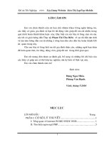 Xây dựng website siêu thị laptop   mobile 