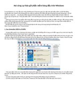 Tài liệu Hai công cụ tháo gỡ phần mềm hàng đầu trên Windows doc