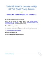 Tài liệu Thiết Kế Web Với Joomla part 7 doc