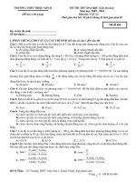 Tài liệu Đề thi thử ĐH lần II môn Vật lý M686_THPT Triệu Sơn II (2009-2010) pptx