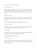 10 LOẠI mặt nạ GIÚP DA SÁNG mịn 