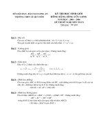 Tài liệu Đề thi học sinh giỏi LQĐ tỉnh Long An đề 1 ppt