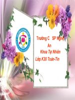 Gián án bai 8: sap xep vo loc du lieu