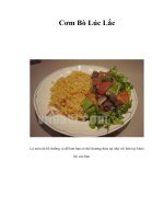Tài liệu Cơm Bò Lúc Lắc doc
