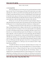 Hoàn thiện hệ thống chỉ tiêu xếp hạng tín dụng tại ngân hàng TMCP ngoại thương việt nam   chi nhánh huế 