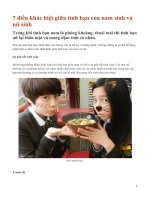 7 điều khác biệt giữa tình bạn của nam sinh và nữ sinh