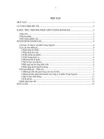 ĐÁNH GIÁ KHẢ NĂNG KINH DOANH của CÔNG TY TRUNG NGUYÊN 